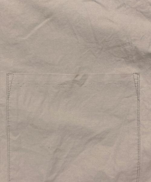 AURALEE（オーラリー）AURALEE (オーラリー) SELVEDGE WEATHER CLOTH HALF SLEEVED SHIRTS ベージュ サイズ:4の古着・服飾アイテム