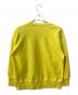 MM6 Maison Margiela (エムエムシックスメゾンマルジェラ) 長袖デザインスウェットプルオーバー イエロー サイズ:14：7000円