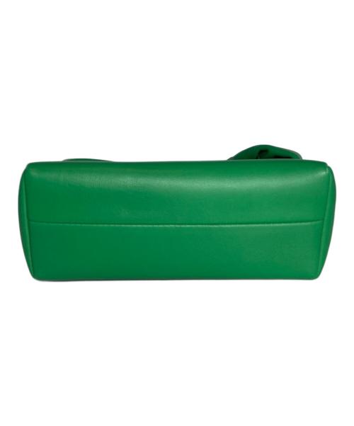 J.W.ANDERSON（ジェイダブリューアンダーソン）J.W.ANDERSON (ジェイダブリューアンダーソン) ミニツイスターレザーミニバッグ グリーンの古着・服飾アイテム