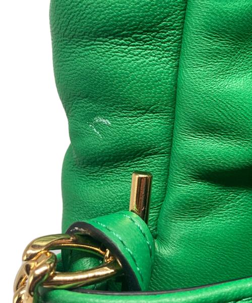 J.W.ANDERSON（ジェイダブリューアンダーソン）J.W.ANDERSON (ジェイダブリューアンダーソン) ミニツイスターレザーミニバッグ グリーンの古着・服飾アイテム