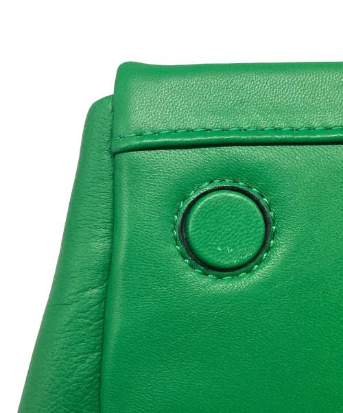 J.W.ANDERSON（ジェイダブリューアンダーソン）J.W.ANDERSON (ジェイダブリューアンダーソン) ミニツイスターレザーミニバッグ グリーンの古着・服飾アイテム