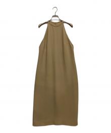 'S Max Mara（エスマックスマーラ）の古着「ホルターネックワンピース」｜ベージュ