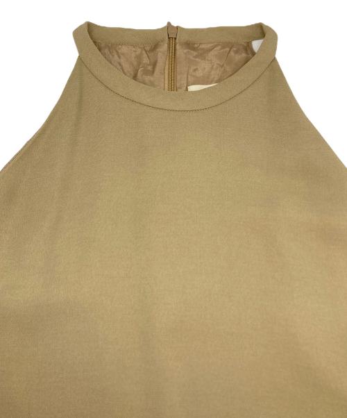 'S Max Mara（エスマックスマーラ）'S Max Mara (エスマックスマーラ) ホルターネックワンピース ベージュ サイズ:40の古着・服飾アイテム