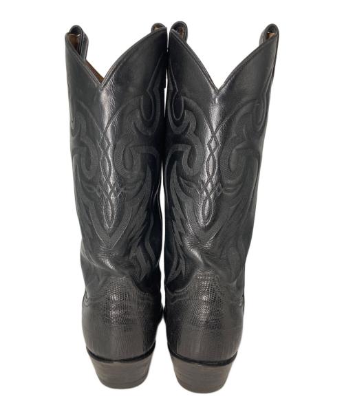 TONY LAMA（トニーラマ）TONY LAMA (トニーラマ) リザード ウェスタンブーツ ブラック サイズ:8.5の古着・服飾アイテム