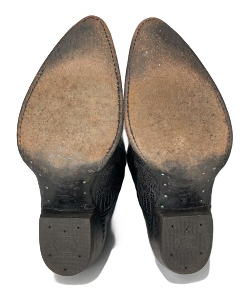 TONY LAMA（トニーラマ）TONY LAMA (トニーラマ) リザード ウェスタンブーツ ブラック サイズ:8.5の古着・服飾アイテム