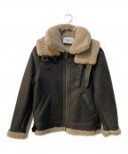 L'appartement×FORTE DEI MARMアパルトモン×）の古着「シープレザームートンジャケット」｜ブラウン
