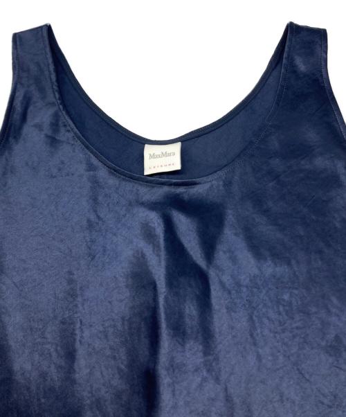 MaxMara（マックスマーラ）MaxMara (マックスマーラ) ノースリーブ ワンピース ネイビー サイズ:36の古着・服飾アイテム