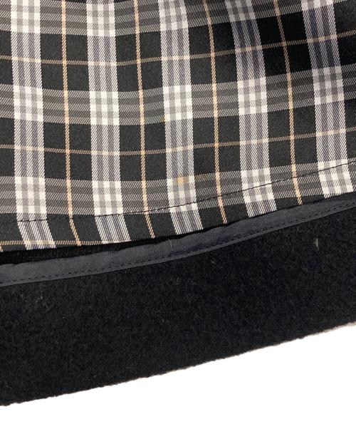 BURBERRY LONDON（バーバリーロンドン）BURBERRY LONDON (バーバリーロンドン) ラビットファー アンゴラ混Aラインコート ブラック サイズ:38の古着・服飾アイテム