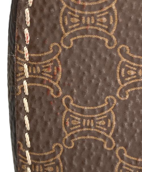 CELINE（セリーヌ）CELINE (セリーヌ) オールド マカダム柄バニティバッグ ブラウンの古着・服飾アイテム