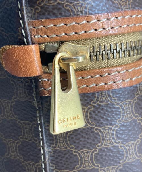 CELINE（セリーヌ）CELINE (セリーヌ) オールド マカダム柄バニティバッグ ブラウンの古着・服飾アイテム