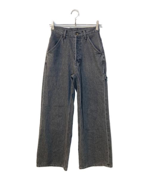 Sea Room lynn（シールームリン）Sea Room lynn (シールームリン) ペインターbaggy denimパンツ ブラック サイズ:23incの古着・服飾アイテム