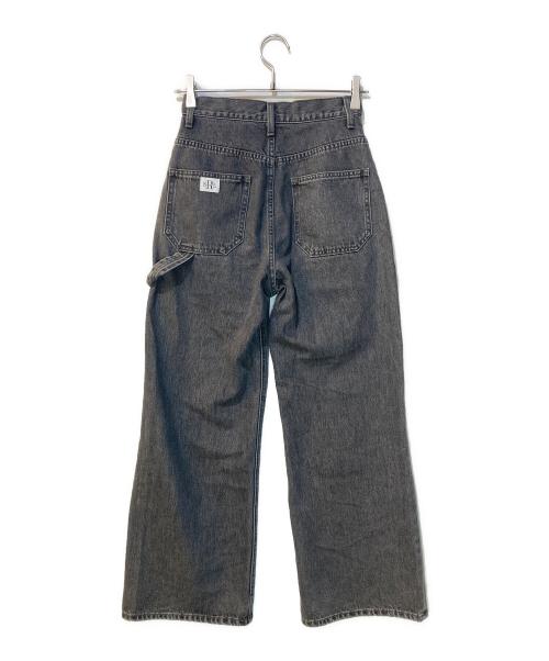 Sea Room lynn（シールームリン）Sea Room lynn (シールームリン) ペインターbaggy denimパンツ ブラック サイズ:23incの古着・服飾アイテム