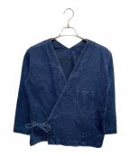 ゴーシュゴーシュ）の古着「バーズアイデニムカシュクールジャケット」｜ネイビー