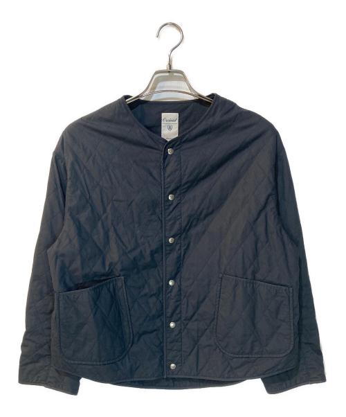 ORCIVAL（オーシバル）ORCIVAL (オーシバル) タイプライター ダイヤキルト カラーレスジャケット ブラック サイズ:1の古着・服飾アイテム