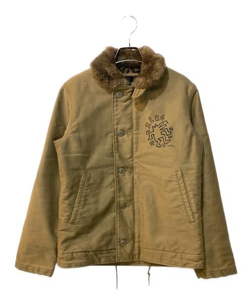 ALPHA（アルファ）ALPHA (アルファ) X-LARGE (エクストララージ) N-1 デッキジャケット オリーブ サイズ:Sの古着・服飾アイテム