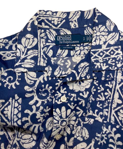 POLO RALPH LAUREN（ポロ・ラルフローレン）POLO RALPH LAUREN (ポロ・ラルフローレン) アロハシャツ ネイビー サイズ:Ｓの古着・服飾アイテム
