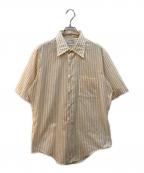 ARROWアロー）の古着「【古着】ストライプシャツ」｜ベージュ