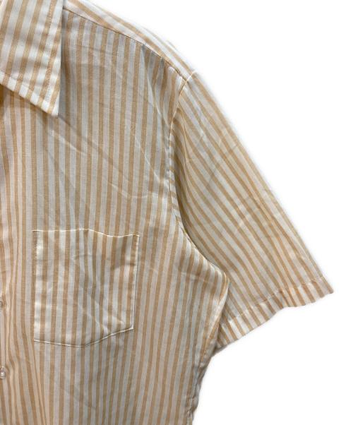 ARROW（アロー）ARROW (アロー) 【古着】ストライプシャツ ベージュ サイズ:15の古着・服飾アイテム