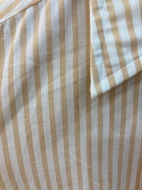 ARROW（アロー）ARROW (アロー) 【古着】ストライプシャツ ベージュ サイズ:15の古着・服飾アイテム