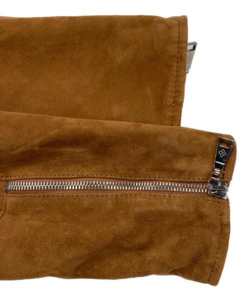 TAGLIATORE（タリアトーレ）TAGLIATORE (タリアトーレ) FRANKLYN スウェードライダースジャケット ブラウン サイズ:46の古着・服飾アイテム