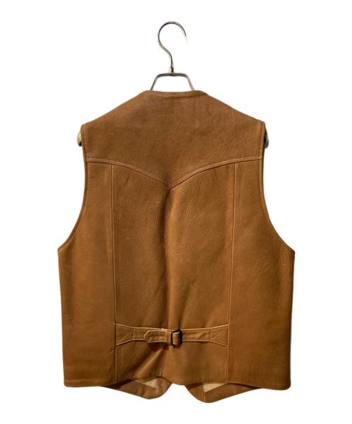 CORONADO（コロナド）CORONADO (コロナド) レザーベスト ブラウン サイズ:38の古着・服飾アイテム