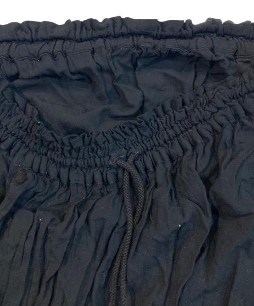 Y's（ワイズ）Y's (ワイズ) レーヨンギャザースカート ブラック サイズ:Mの古着・服飾アイテム