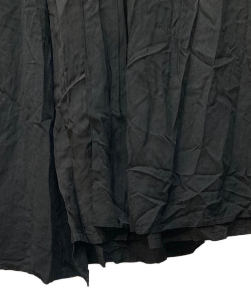 Y's（ワイズ）Y's (ワイズ) レーヨンギャザースカート ブラック サイズ:Mの古着・服飾アイテム