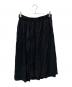 Y's（ワイズ）の古着「レーヨンギャザースカート」｜ブラック