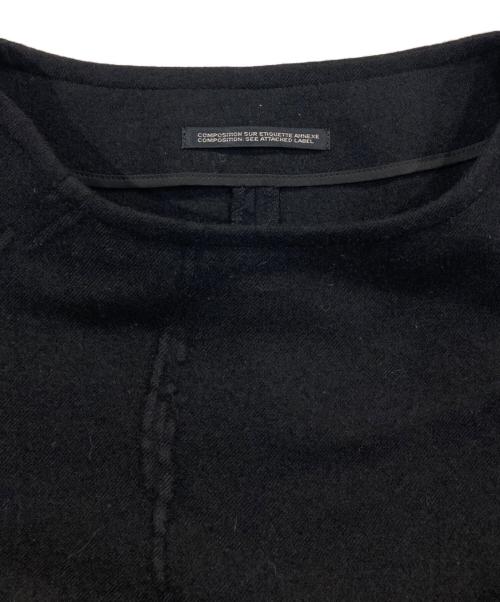 YOHJI YAMAMOTO（ヨウジヤマモト）YOHJI YAMAMOTO (ヨウジヤマモト) アシンメトリーロングワンピース ブラック サイズ:1の古着・服飾アイテム