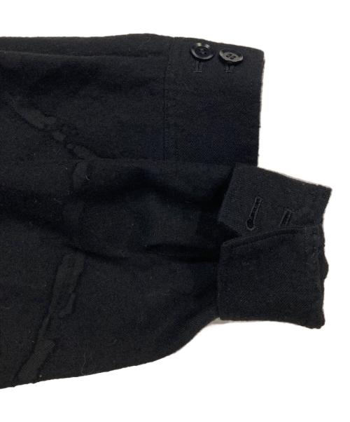 YOHJI YAMAMOTO（ヨウジヤマモト）YOHJI YAMAMOTO (ヨウジヤマモト) アシンメトリーロングワンピース ブラック サイズ:1の古着・服飾アイテム