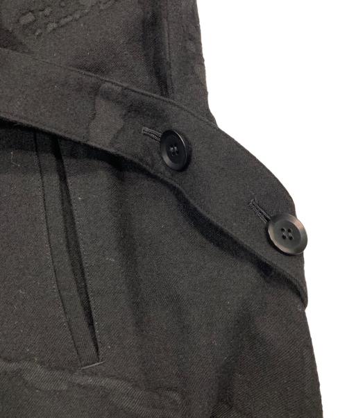 YOHJI YAMAMOTO（ヨウジヤマモト）YOHJI YAMAMOTO (ヨウジヤマモト) アシンメトリーロングワンピース ブラック サイズ:1の古着・服飾アイテム