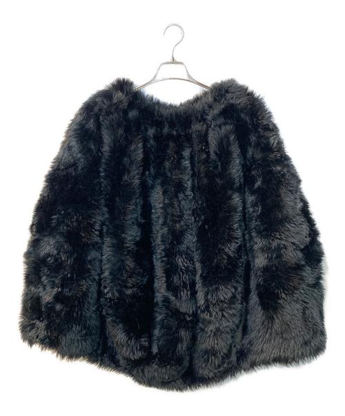 COMME des GARCONS（コムデギャルソン）COMME des GARCONS (コムデギャルソン) エコファースカートスカート ブラック サイズ:Sの古着・服飾アイテム