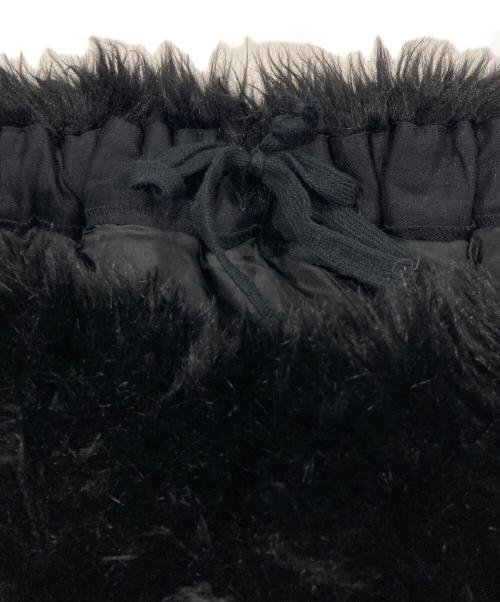 COMME des GARCONS（コムデギャルソン）COMME des GARCONS (コムデギャルソン) エコファースカートスカート ブラック サイズ:Sの古着・服飾アイテム