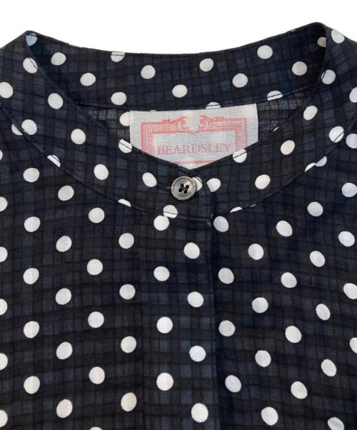 BEARDSLEY（ビアズリー）BEARDSLEY (ビアズリー) ドットギャザーワンピース ブラック サイズ:1の古着・服飾アイテム