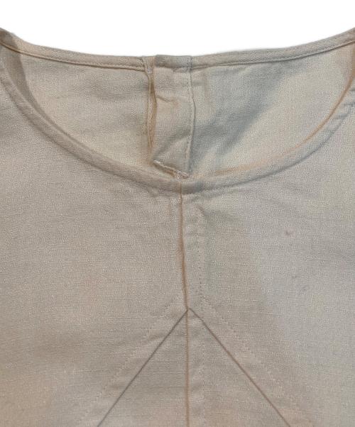 BEARDSLEY（ビアズリー）BEARDSLEY (ビアズリー) テントワンピース ベージュ サイズ:Freeの古着・服飾アイテム