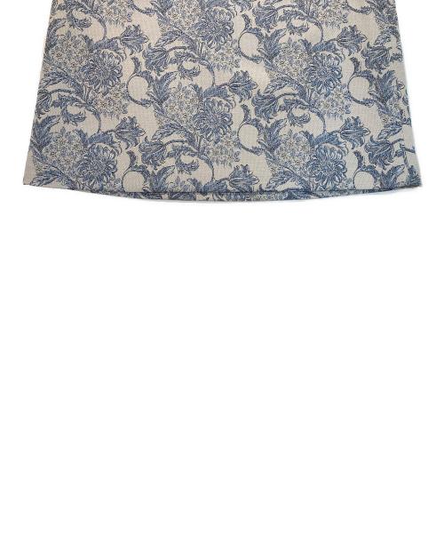 MACKINTOSH LONDON（マッキントッシュ ロンドン）MACKINTOSH LONDON (マッキントッシュ ロンドン) バイブリーフラワーゴブランスカート ベージュ サイズ:38の古着・服飾アイテム