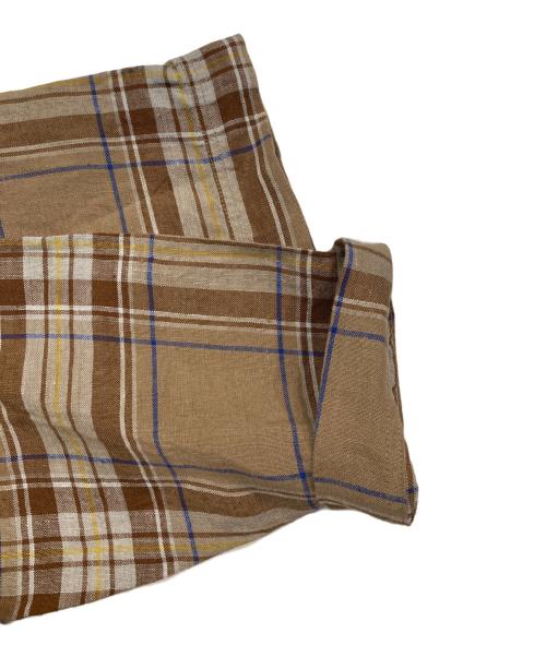 ICHI Antiquites（イチアンティークス）ICHI Antiquites (イチアンティークス) リネンシャツワンピース ブラウン サイズ:Free 未使用品の古着・服飾アイテム