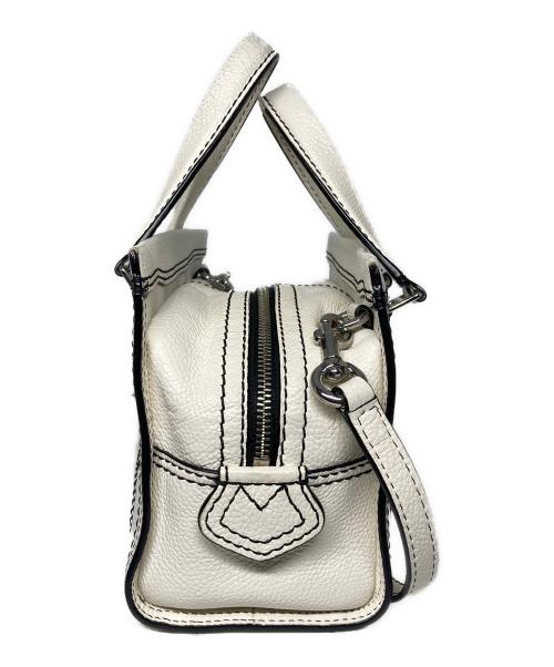 MARC JACOBS（マークジェイコブズ）MARC JACOBS (マークジェイコブス) ミニ クルーザー 2WAYハンドバッグ ホワイト サイズ:不明の古着・服飾アイテム