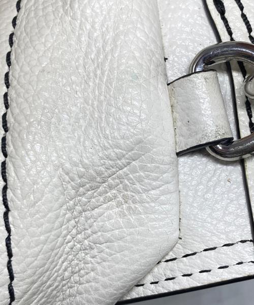 MARC JACOBS（マークジェイコブズ）MARC JACOBS (マークジェイコブス) ミニ クルーザー 2WAYハンドバッグ ホワイト サイズ:不明の古着・服飾アイテム