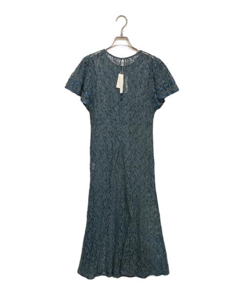 JILL STUART（ジルスチュアート）JILL STUART (ジルスチュアート) スモールフラワーレースドレス グリーン サイズ:4 未使用品の古着・服飾アイテム