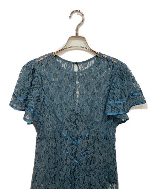 JILL STUART（ジルスチュアート）JILL STUART (ジルスチュアート) スモールフラワーレースドレス グリーン サイズ:4 未使用品の古着・服飾アイテム
