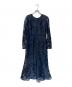 JILL STUART（ジルスチュアート）の古着「レースワンピース」｜ネイビー