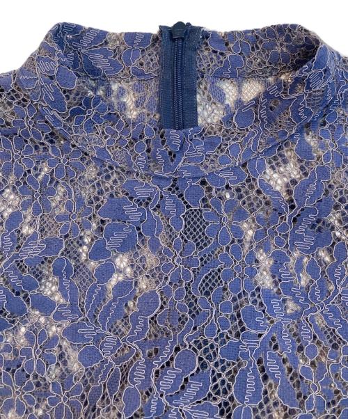 Kaene（カエン）Kaene (カエン) オールレースAラインワンピース パープル サイズ:Free 未使用品の古着・服飾アイテム