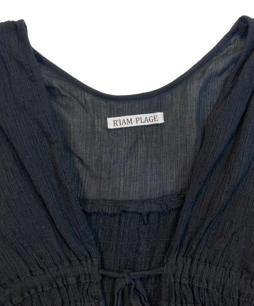 R'IAM（リアム）R'IAM (リアム) SWEET ブラウス ブラック サイズ:Freeの古着・服飾アイテム