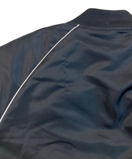 adidas（アディダス）adidas (アディダス) 3ライン キルティング ボンバージャケット ブラック サイズ:Mの古着・服飾アイテム