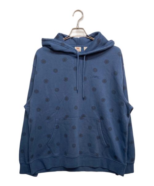 LEVI'S（リーバイス）LEVI'S (リーバイス) 総柄パーカー ネイビー サイズ:XL 未使用品の古着・服飾アイテム