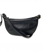 IL BISONTEイル ビゾンテ）の古着「オールレザーショルダーバッグ」｜ブラック
