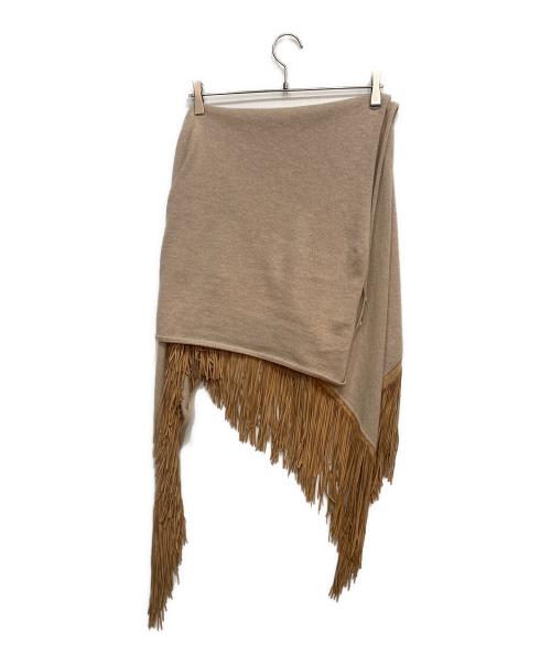 Babjades（バブジェイズ）Babjades (バブジェイズ) CASHMERE STOLE ベージュ サイズ:Freeの古着・服飾アイテム