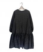 trefleトレフル）の古着「長袖ワンピース」｜ブラック