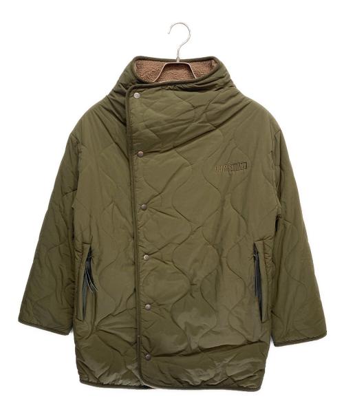GRIP SWANY（グリップスワニー）GRIP SWANY (グリップスワニー) W’s Quilt Boa Coat オリーブ サイズ:M 未使用品の古着・服飾アイテム